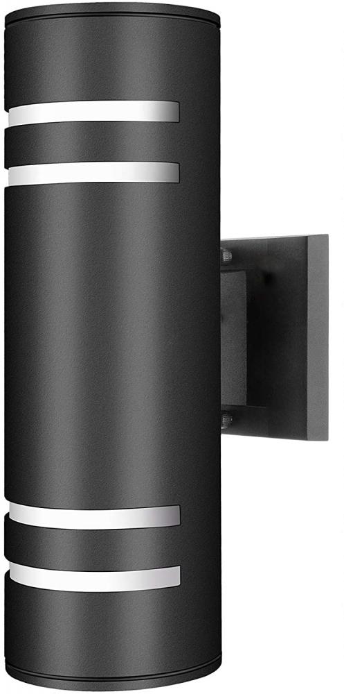 13.5" Aluminium die casting E26 Outdoor Wall Lighting 2*60W Black