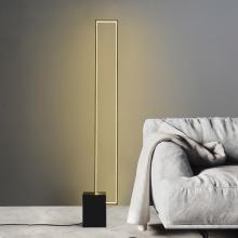 Lit Up Lighting FL2201BK - Square Floor Lamp, 48" Aluminium +PMMA, Color Temp, 3500K, voltage :110-265V, 20 W, 1800 LM