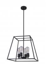 Lit Up Lighting LIT3833BK+MC - 18" Pendant in black finish with replaceable socket rings in Black, Chrome and Gold