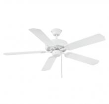 Savoy House Meridian CA M2020WH - 52" Outdoor Ceiling Fan in White