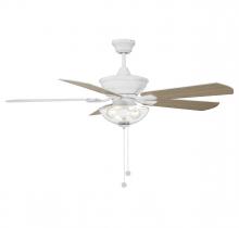 Savoy House Meridian CA M2026WHRV - 52" 2-Light Outdoor Ceiling Fan in White