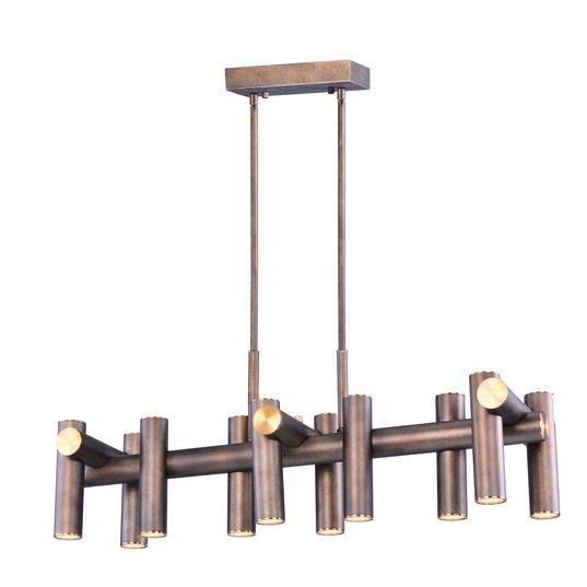 Tubular 10 Light LED Pendant