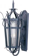 Maxim 30042CDCF - Cathedral 3-Light Outdoor Wall Lantern