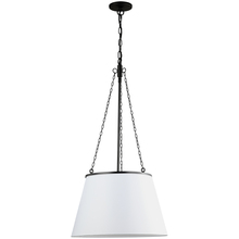 Dainolite PLY-181P-MB-WH - 1LT Incandescent Pendant, MB w/ WH Shade