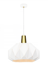 Matteo Lighting C70901WH - The Origami Pendant
