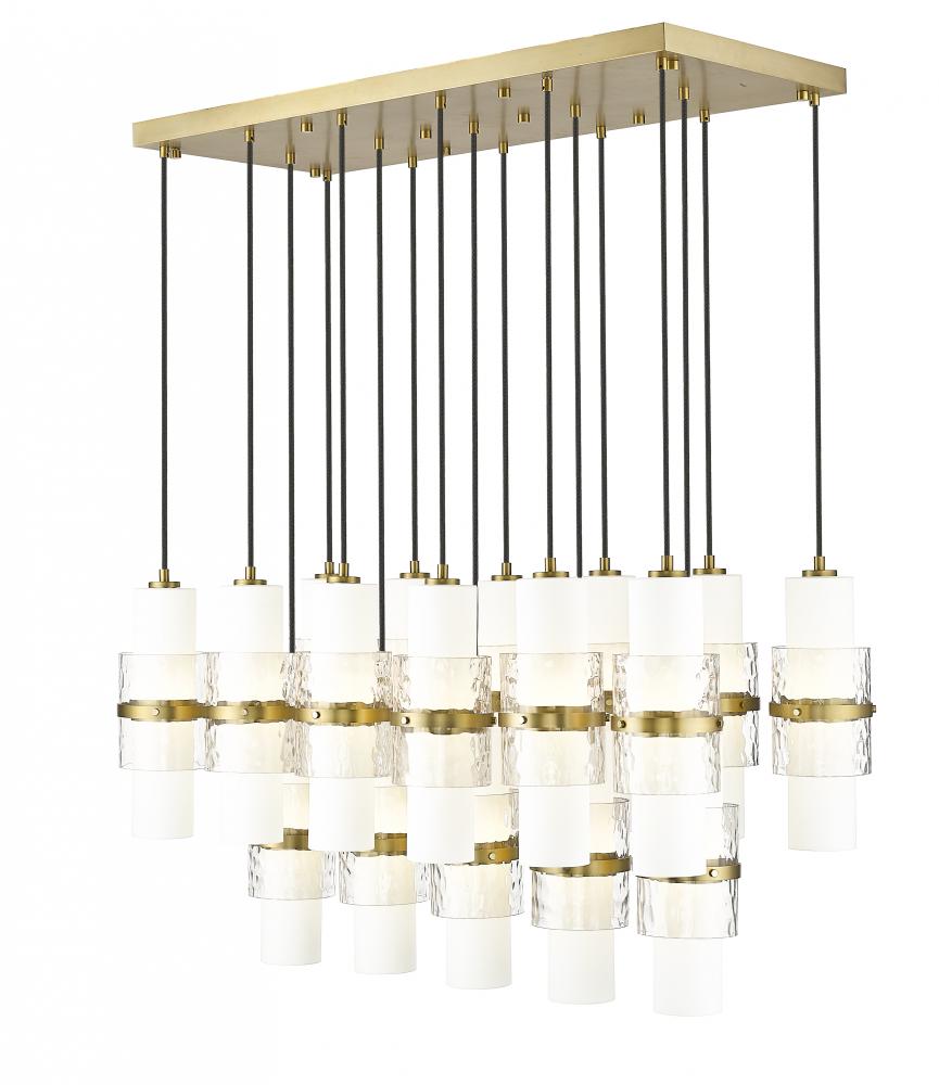 17 Light Linear Chandelier