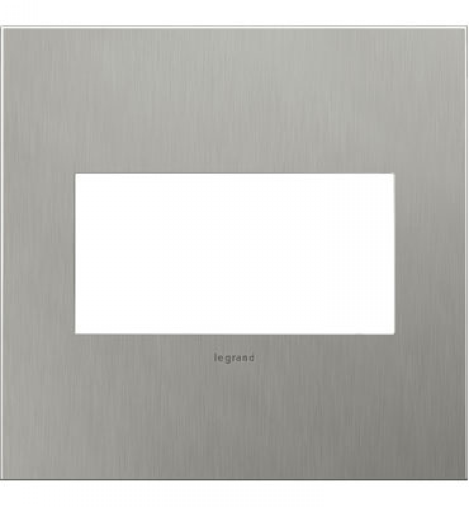 Standard FPC Wall Plate, Brushed Stainless Steel (10 pack)
