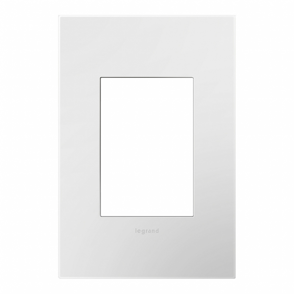 Compact FPC Wall Plate, White on White (10 pack)