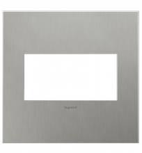 Legrand Canada AD2WP-MS - Standard FPC Wall Plate, Brushed Stainless