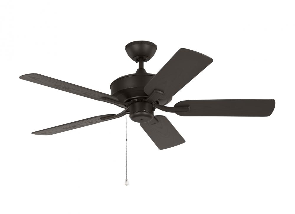 Linden 44'' traditional indoor/outdoor bronze ceiling fan with reversible motor