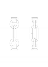 Generation Lighting 9122-797 - Link and Loop in Weathered Zinc