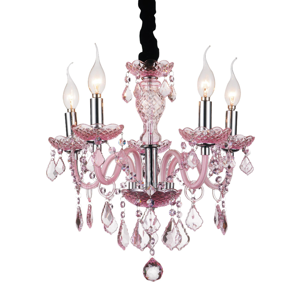 Princeton 5 Light Up Chandelier With Chrome Finish