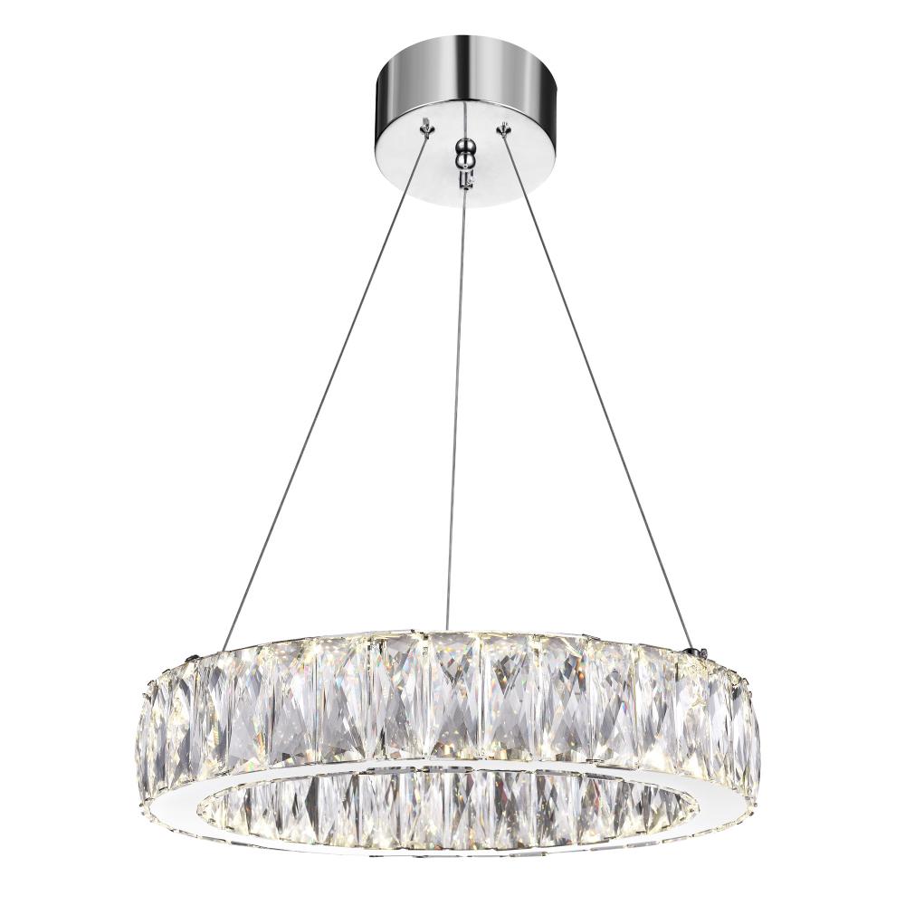 Juno LED Chandelier With Chrome Finish