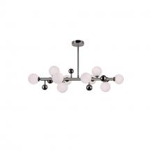 CWI Lighting 1125P36-10-613 - Element 10 Light Chandelier With Polished Nickel Finish