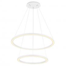 CWI Lighting 7112P24-103 - Chalice LED Chandelier With White Finish