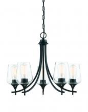 Savoy House Canada 1-4032-5-BK - Octave 5-Light Chandelier in Black