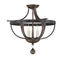 Savoy House Canada 6-9540-3-196 - Alsace 3-Light Ceiling Light in Reclaimed Wood