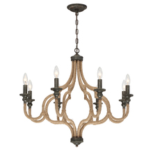 Eurofase 30018-013 - Corda, 8Lt Chandelier, Orb