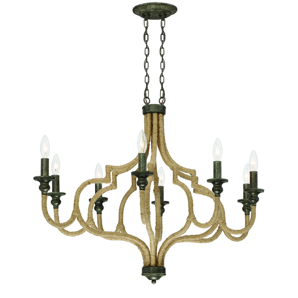 Corda, 8Lt Chandelier, Orb