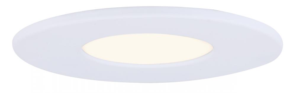 LED Disk, LED-RT5DL-WT-C, 5" White Color Trim, 11W Dimmable, 3000K, 700 Lumen, Surface mounted