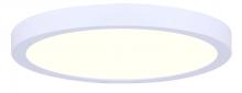 Canarm LED-55LM-WT-C - LED Disk, 5.5" White Color Trim, 12W Non-Dimmable, 3000K, 720 Lumen, Surface Mounted