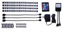 Canarm TP50S30RGB-BK - Flexible LED Tape, TP50S30RGB-BK, Black Color, 4pcs 12" FLEXIBLE LED TAPE, 12V 1A Power Driver