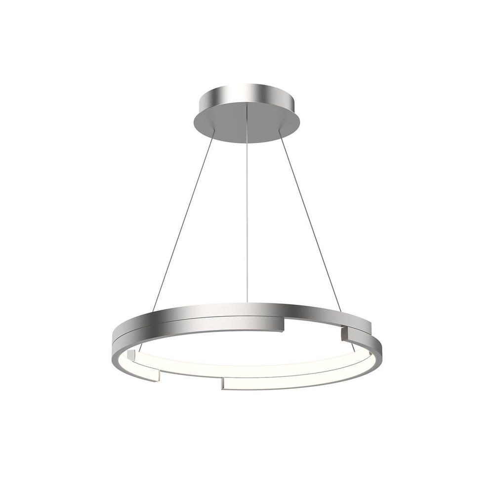 Anello Minor 19-in Brushed Nickel LED Pendant