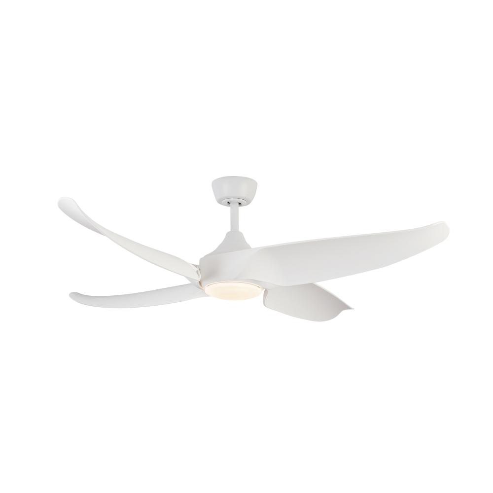 Coronado 56-in Matte White LED Ceiling Fan