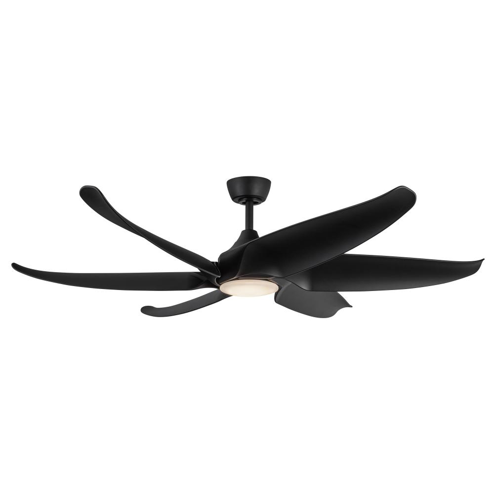 Coronado 60-in Matte Black LED Ceiling Fan