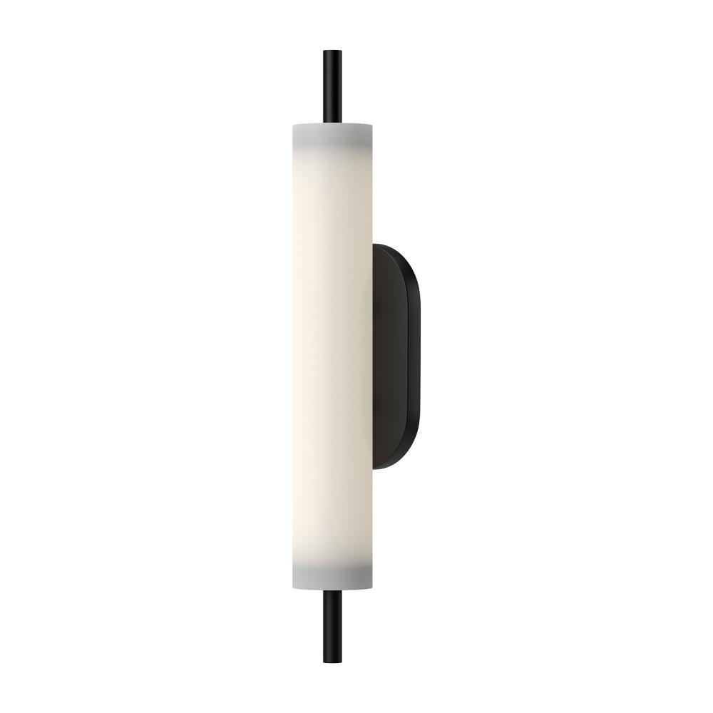 Estes 24-in Black LED Exterior Wall Sconce