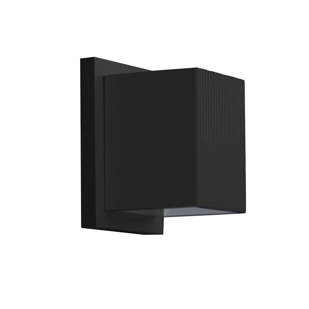 Mavis 5-in Black LED Exterior Wall Sconce