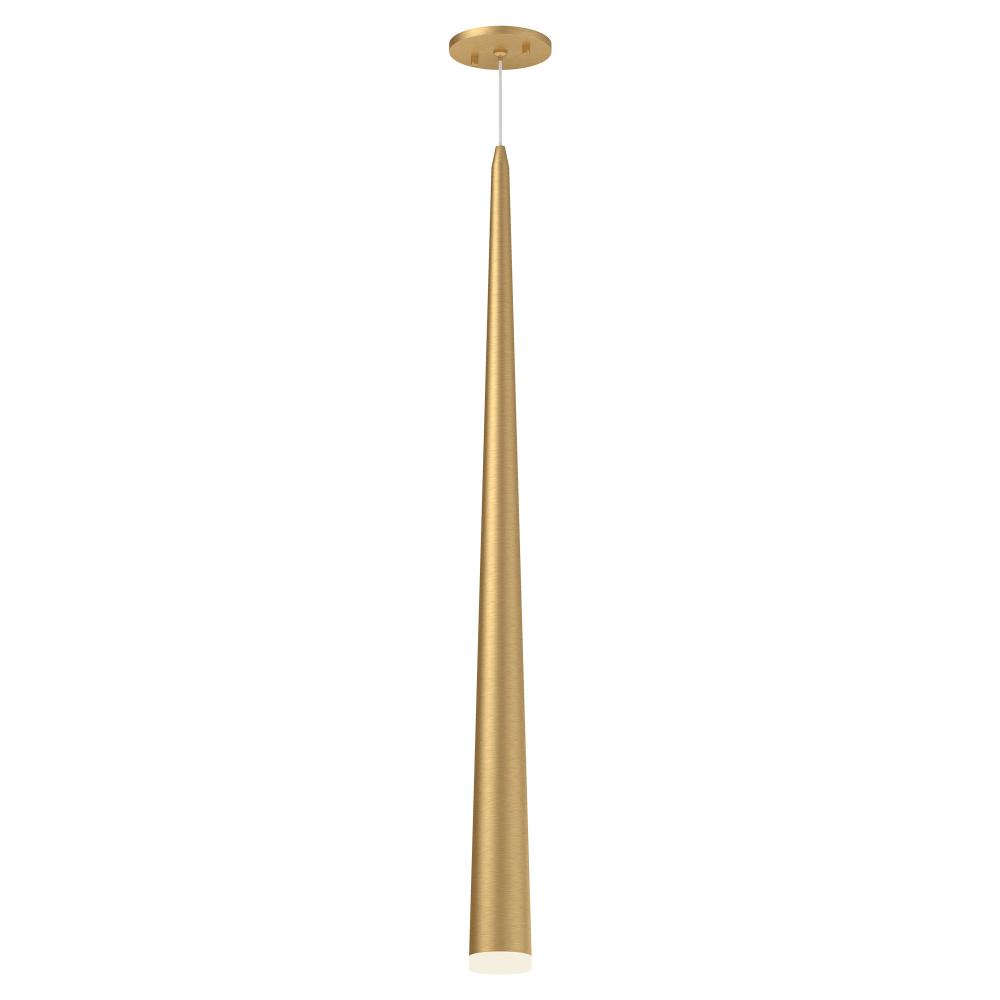 Mina 36-in Brushed Gold LED Pendant
