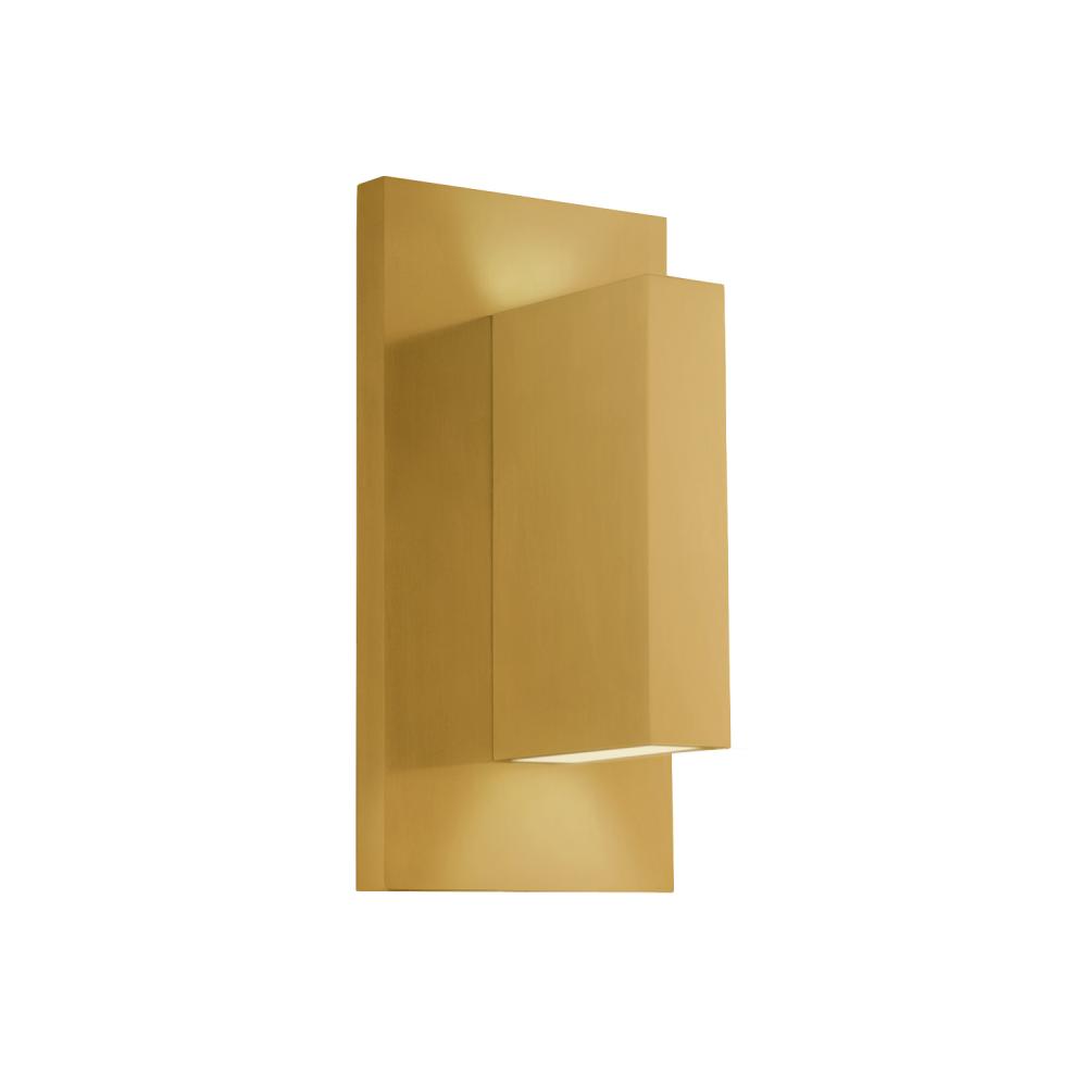 Vista 9-in Brushed Gold LED Wall Sconce