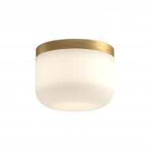 Kuzco Lighting Inc FM53005-BG/OP - Mel 5-in Brushed Gold/Opal Glass LED Flush Mount