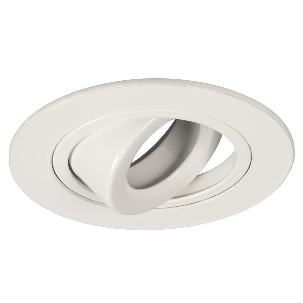 4" Low / Line Voltage Gimble Ring - White