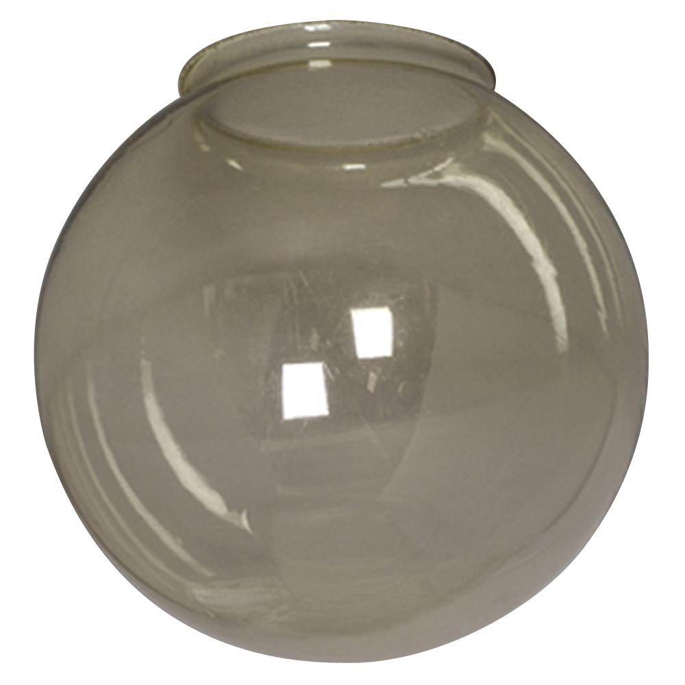 6" Smoke Glass Globe for 3-1/4" Holder