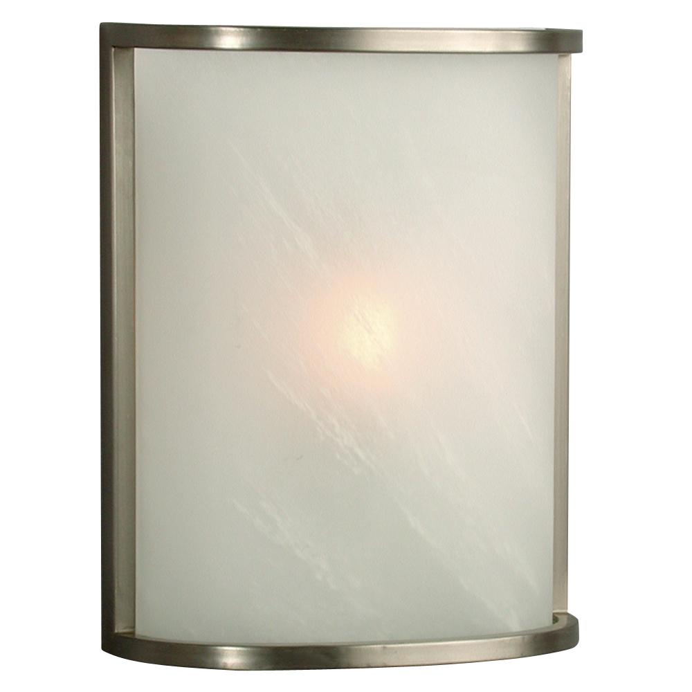 Wall Sconce - Pewter w/ Marbled Glass
