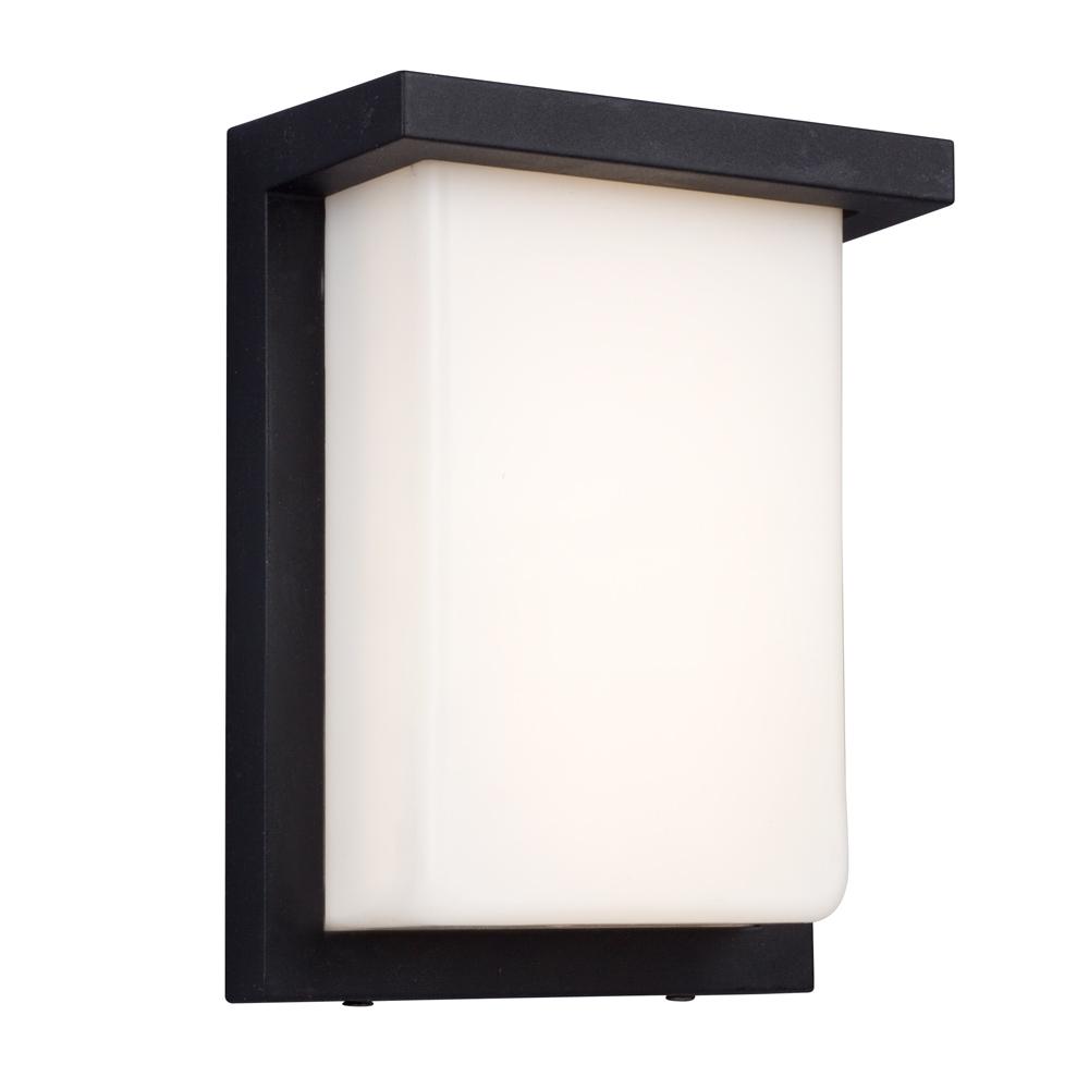 LED Outdoor Wall Mount Light Fixture with White Acrylic Lens