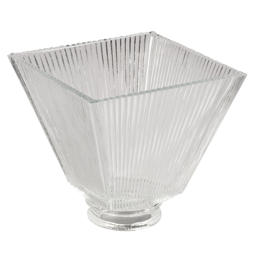 Clear Square Ribbed Glass for 2-1/4" Holder
