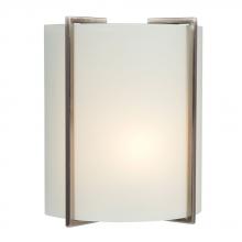 Galaxy Lighting 212510BN/WH2P13 - Wall Sconce - in Brushed Nickel finish with Satin White Glass