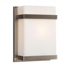 Galaxy Lighting 215580BN-113NPF - Wall Sconce - in Brushed Nickel finish with Satin White Glass (Suitable for Indoor Use Only)