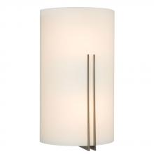 Galaxy Lighting 215680BN-213NPF - Wall Sconce - in Brushed Nickel finish with Satin White Glass