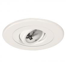 Galaxy Lighting 308WH - 5" Line Voltage Gimbal Ring - White