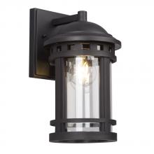 Galaxy Lighting 326090BK - Plastic Outdoor Black with Clear Glass