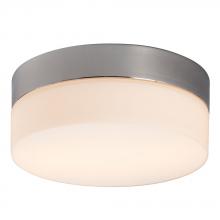 Galaxy Lighting ES612312CH - Flush Mount Ceiling Light - in Polished Chrome finish with Satin White Glass