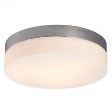 Galaxy Lighting 612314CH 2PL13 - Flush Mount Ceiling Light - in Polished Chrome finish with Satin White Glass