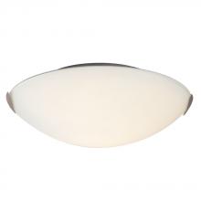 Galaxy Lighting 612410BN 2PL13 - Flush Mount Ceiling Light - in Brushed Nickel finish with Satin White Glass