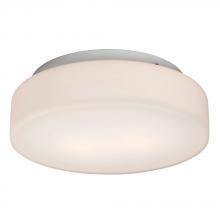 Galaxy Lighting L623532WH016A1 - LED Flush Mount Ceiling Light - in White finish with White Glass