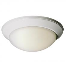 Galaxy Lighting 626102WH 2PL13 - Flush Mount Ceiling Light - in White finish with White Glass