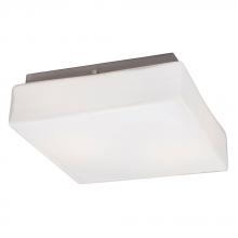 Galaxy Lighting L633500BN010A1 - LED Flush Mount Ceiling Light - in Brushed Nickel finish with Satin White Glass